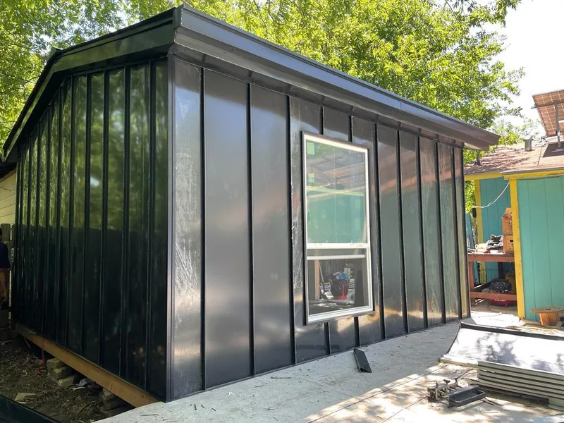 Black standing seam metal wall panels for Metal Roof Installation in Port LaBelle